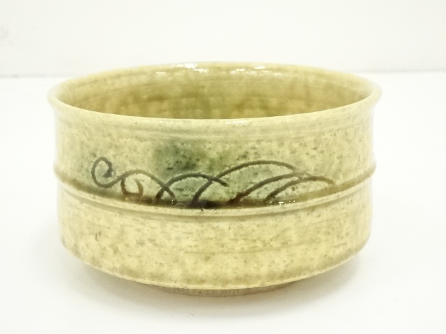 JAPANESE TEA CEREMONY / KI-SETO TEA BOWL CHAWAN